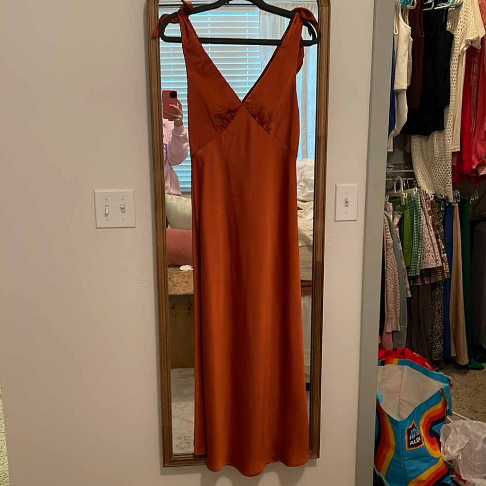 Long V Neck Hello Molly Formal Dress
